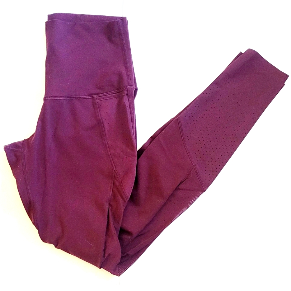 Lululemon Burgandy Leggings